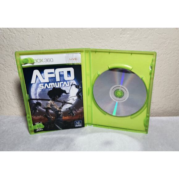 Afro Samurai Microsoft Xbox 360 Live CIB 2009 Video Game Pre-owned - Picture 3 of 9
